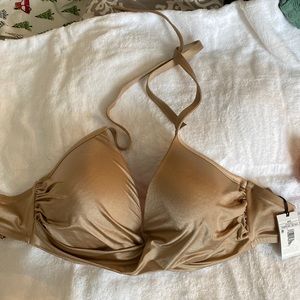 Never worn Gold Shade & Shore Bikini Top